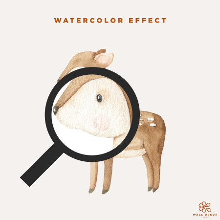 Adesivi da muro per bambini | Serie Forest Folk - Adesivi da Muro con Animaletti del Bosco | Wall Decor Store