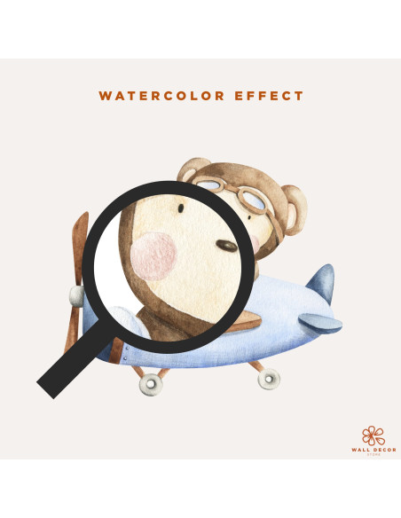 Wall Stickers forKids | Air Ballon and Dinosaur | Air Balloon Adventures | Wall Decor Store