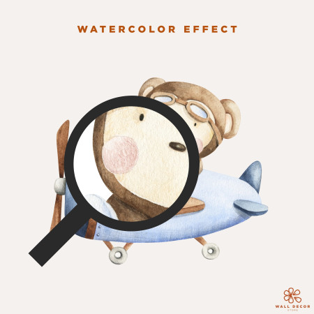 Wall Stickers forKids | Air Ballon and Dinosaur | Air Balloon Adventures | Wall Decor Store