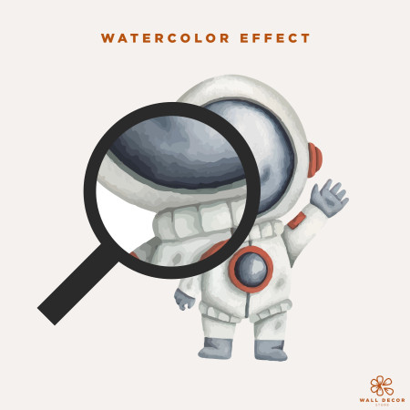 Adesivi murali astronauta e pianeti per bambini – Space Explorers | Wall Decor Store