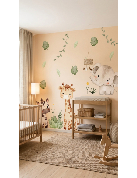 Bedroom ideas with animals on the wall