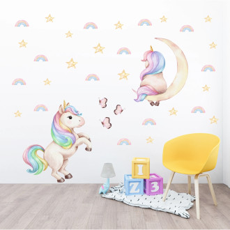 Wall Stickers forKids | Air Ballon and Dinosaur | Air Balloon Adventures | Wall Decor Store
